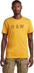G-STAR RAW Herren Raw T-Shirt Gr XS bis XXL, auch in Gelb für 19,97€ / 2er Pack 29,97€ (Prime/g-star)