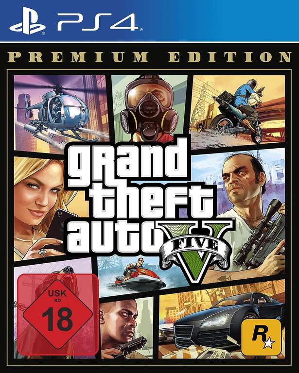 Grand Theft Auto V - Premium Edition (PS4 & Xbox One) für 9,99€ (Müller Abholung)