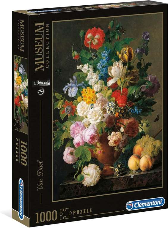 [Amazon] Clementoni 31415 van Dael – Blumenvase – Puzzle 1000 Teile, Museum Collection für 8,52 € + zzgl. Versand