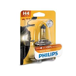 Philips Vision H4 Scheinwerfer Glühlampe, 1er Blister (Extra Duty Halterung)