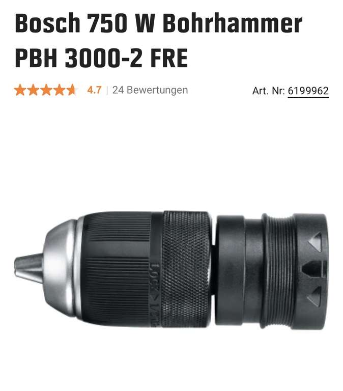 [obi] Bosch 750 W Bohrhammer PBH 3000-2 FRE - lokal