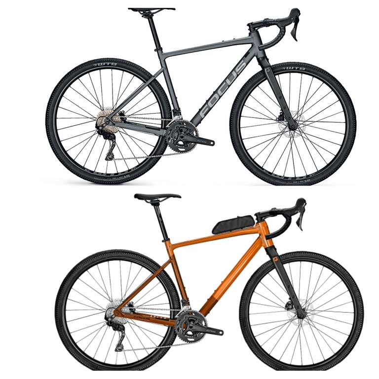 Focus Atlas 6.7, GRAVEL Bike, Gr: 51 & 57, Farbe gray & orange