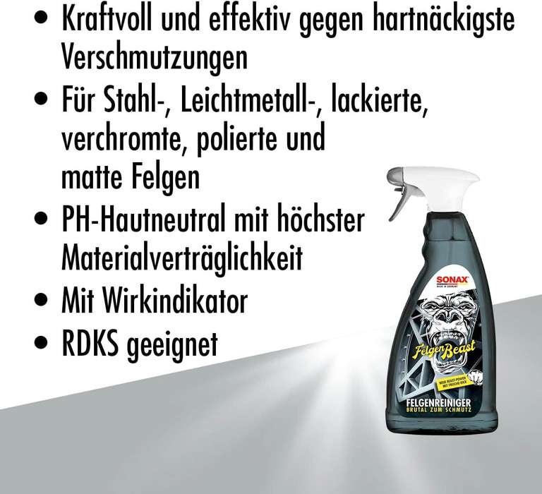 [Hornbach TPG] Auto Felgenreiniger - Sonax Felgen Beast 1 Liter für nur 8,24€