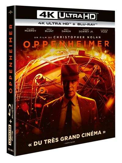 [Amazon.fr] Oppenheimer 4K Ultra HD Blu-ray + Blu-ray - beide mit deutschem Ton - als Steelbook für 25,41€