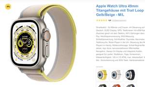 Apple Watch Ultra mit M/L Armband