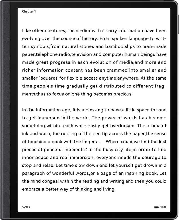 Huawei MatePad Paper Tablet inkl. Stift (10.3", 1404x1872, E-Ink, 16 Graustufen, Kirin 820e, 4/64GB, Harmony OS 2, keine Google-Dienste)