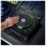 Denon DJ LC6000 PRIME DJ Controller | 8,5-Zoll-Jogwheel | 8 Multifunktions-Pads, Loop-, Cue- & Navigations-Bedienelemente [Recordcase]