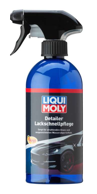 LIQUI MOLY Detailer Lackschnellpflege 500 ml Lackpflege 8,47€/ Gummipflege 500 ml 6,93€/Felgenreiniger Spezial 1 L 10,27€ |Prime)