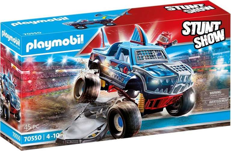 Playmobil Konstruktions-Spielset »Monster Truck Shark 70550 (OTTO UP)