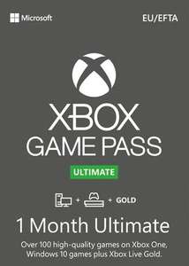 Xbox Game Pass Ultimate - 1 Monat für 1,59€ mit Eneba Wallet - Not Stackable (Redeem USA Microsoft Store)