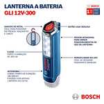 Bosch Professional 12V System Akku LED Lampe GLI 12V-300 (300 Lumen, ohne Akkus und Ladegerät, im Karton)