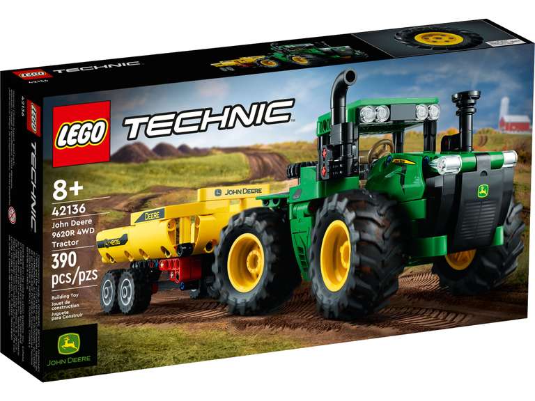 LEGO Technic John Deere 9620R 4WD Tractor (42136) für 19,91 Euro [Thalia KultClub]
