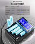 Keenstone Ladegerät Universal Akku Ladegerät LCD Batterie Ladegerät für NI-MH NI-CD AA AAA Li-Ion LiFePO4 18650 RCR123 26650 RCR Batterie