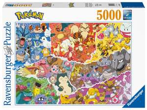 Ravensburger Puzzle 16845 Pokémon Allstars 5000 Teile Puzzle | Pokémon der 1. Generation | ab 14 Jahren, Format 153 x 101 cm [prime/ROFU]
