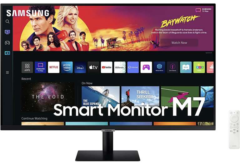 Samsung M7 Smart Monitor S32BM700UU, 32 Zoll,VA-Panel,Bildschirm mit Lautsprechern, 4K UHD-Auflösung,