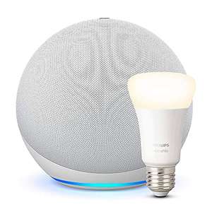 Echo (4. Generation) + Philips Hue White Smart Bulb (E27)