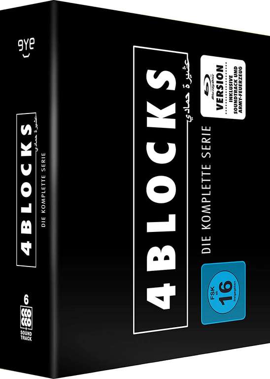 4 Blocks - Die komplette Serie - Staffel 1-3 - Limited Collector's Edition (6 Blu-rays + Soundtrack CD + Feuerzeug & 32 seitiges Booklet)