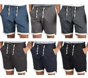 2x BLEND Kankuro Herren Baumwoll-Shorts | nachhaltige Jeans-Bermuda Chino-Shorts, 6 Farben, Gr. M - XXL, VSK-FREI