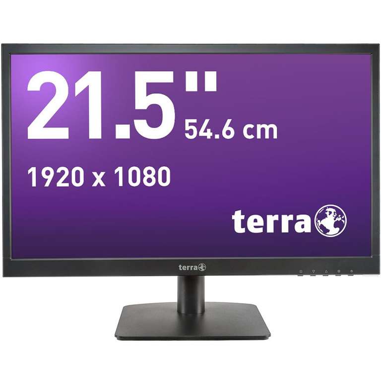 Terra Greenline Plus 2226W Monitor 21,5" (54,61cm) schwarz 1920x1080 1xHDMI / 1xVGA