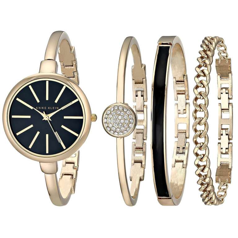 Anne Klein Set Armbänder Und Uhren Für Frauen Mit Hochwertigen Diamanten
