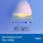 [Prime] TP-Link Tapo L530E alexa lampe E27, Energie sparen, Mehrfarbrige dimmbare smarte WLAN Glühbirne