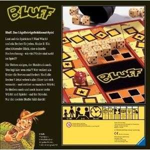 Ravensburger 27223 - Bluff, Partyspiel für 2-6 Spieler - Spiel des Jahres 93 (Prime)