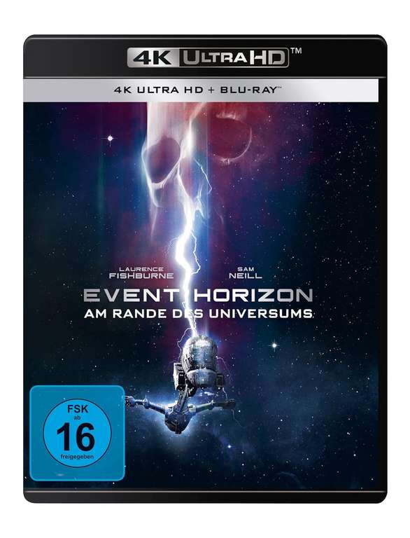 [Amazon Prime] Event Horizon (1997) - 4K Bluray - alternativ iTunes 4K Dolby Vision Variante für 5,99€ im digitalen Kauf