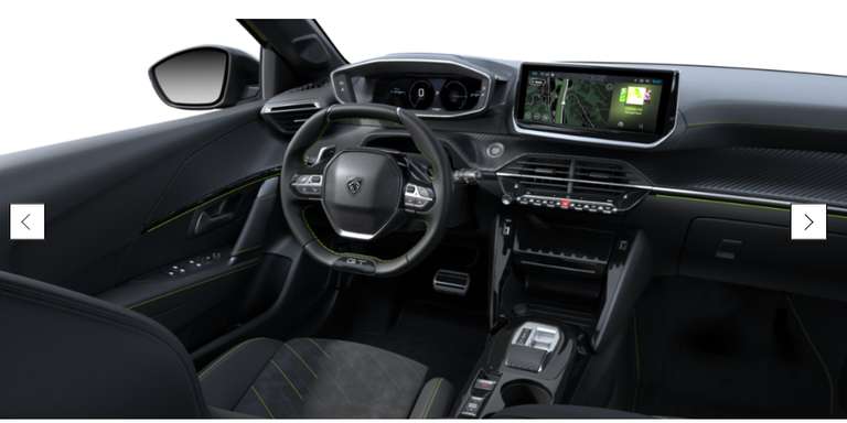 Privatleasing Peugeot 208 GT HYBRID 136 e-DSC6 Vollausstattung | 134,09 im Monat (183,67 eff) 10.000 km| 1190 Euro ÜF | LF 0,38 GF 0,52