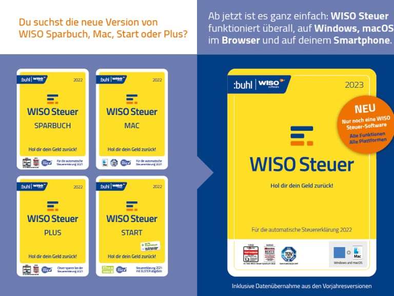 WISO Steuer 2023 CD Version