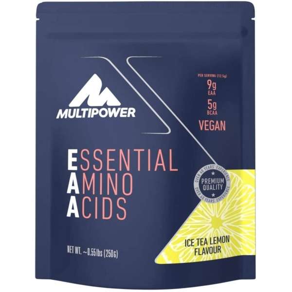 MHD Multipower EAA Powder 1.5KG, a 250g Ice Tea Lemon (MHD: 01/23) 5+1 Gratis