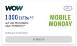 [PAYBACK] 1000 Extrapunkte (zzgl. 100 Basispunkte) für ein Monats-Abo (ab 7,99€) von WOW TV / Sky Ticket (mglw. nur ausgewählte Accounts)