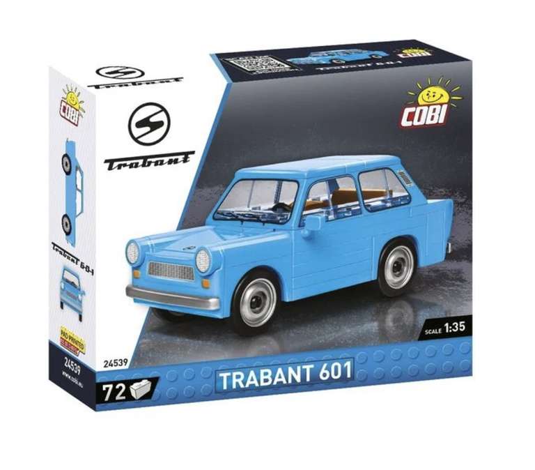 [Klemmbausteine] COBI Trabant 601 / in hellblau 24539 / Polizei 24541 / Youngtimer Collection / Trabbi / DDR [KultClub]