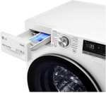 LG F4WV709P1E, Klasse A, Frontlader-Waschmaschine 9 kg, Wi-Fi, AI Direct Drive, Tiefenreinigung mit Dampf, TurboWash 360°, Große Kapazität