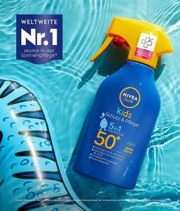 Nivea SUN Kids Schutz & Pflege 5in1 Hautschutz LSF 50+ Sonnencreme (250 ml) (Prime Spar-Abo)