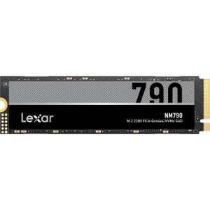 4TB Lexar NM790 M.2 SSD (PCIe 4.0 x4, 3D-NAND TLC, R7400/W6500)