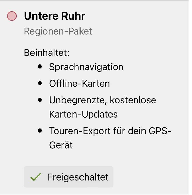 Regionen Paket „Untere Ruhr“ gratis.