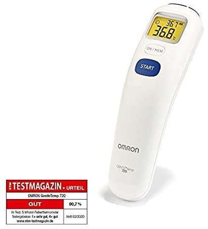 OMRON Gentle Temp 720, digitales kontaktloses Stirn-Fieberthermometer