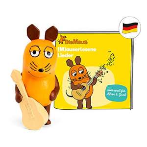tonies Hörfiguren für Toniebox - Maus (M) auserlesene Lieder - 17 Kinderlieder - ca. 40 Min. (Amazon Prime)