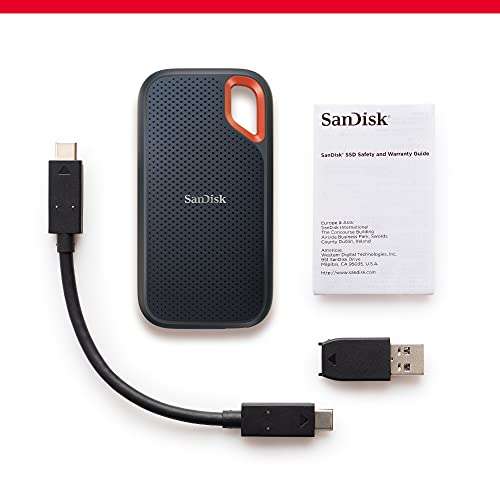 [Prime] SanDisk Extreme 2TB Portable SSD (tragbare NVMe SSD, USB-C, bis zu 1.050 MB/s