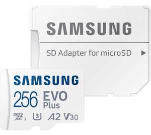 Samsung EVO Plus microSD Speicherkarte 256 GB, 130 MB/s (Kostenloser Versand mit Otto UP Plus, ggf. 10€ Guthaben extra)