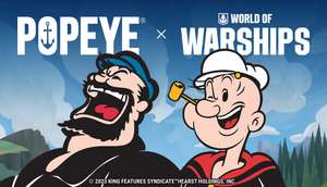 [Steam / Epic Games] World of Warships DLC World of Warships × Popeye Paket kostenlos