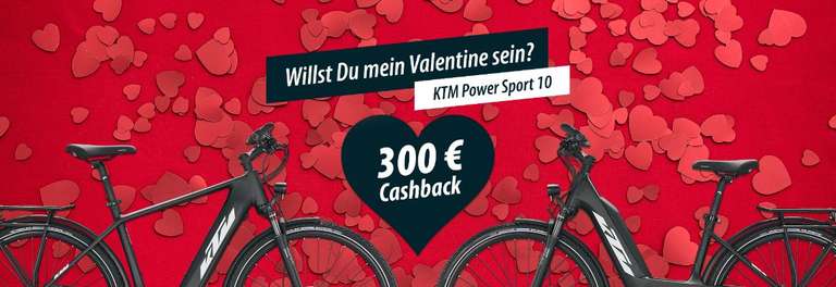 300€ Cashback auf ein KTM E-Bike