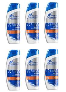 6 x 270 ml HEAD & SHOULDERS Men Hair Booster Shampoo