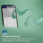 Philips TAK4607GY/00 Kabellose Open-Ear-Kopfhörer für Kinder, IPX5 Wasserschutz und bis zu 5 Stunden Wiedergabezeit, Kindersicherung