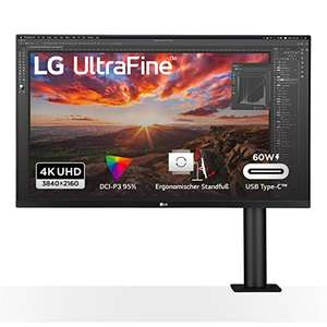 Monitor LG Electronics 32UN880P-B Ultrafine Ergo UHD 4K 32" (80cm), 3840 x 2160, 16:9, Energy-efficient LED Backlight, DCI-P3 95%HDR10,