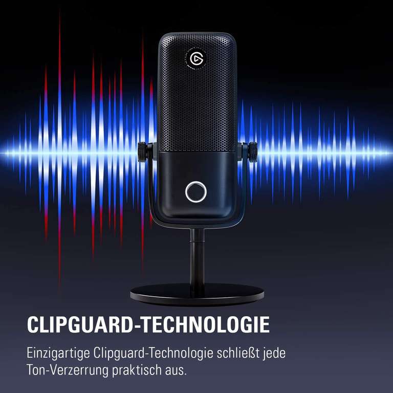 [ Otto Up ] Elgato Wave:1 - Professionelles USB-Kondensatormikrofon für Streaming, Gaming, Homeoffice | Anti-Verzerrung