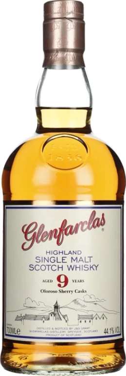 Glenfarclas 9 Jahre Oloroso Sherry Cask Single Malt Scotch Whisky - 44,10 % - 0,7l