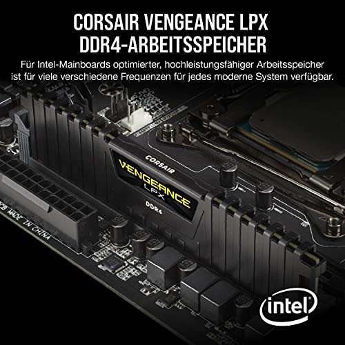 Corsair CMK16GX4M2Z3600C18 Vengeance LPX 16GB (2x8GB) DDR4 3600MHz C18 XMP 2.0 High Performance Desktop Kit (Prime/Nbb Abh)
