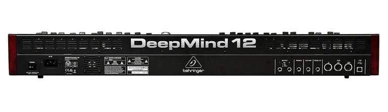 Behringer Deepmind 12, 12-stimmiger polyphoner Analog-Synthesizer mit 49 halbgewichteten Fullsize-Tasten
