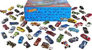 [amazon.es] Hot Wheels Spielzeugautos 50 Stück Mattel V6697 - 1,23€ pro Stück
